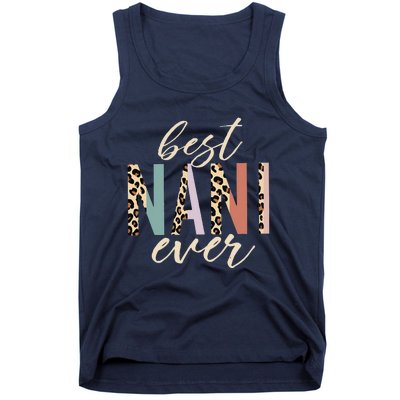 Best Nani Ever Gifts Leopard Print Mothers Day Tank Top