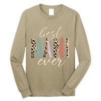 Best Nani Ever Gifts Leopard Print Mothers Day Long Sleeve Shirt