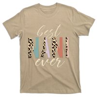 Best Nani Ever Gifts Leopard Print Mothers Day T-Shirt