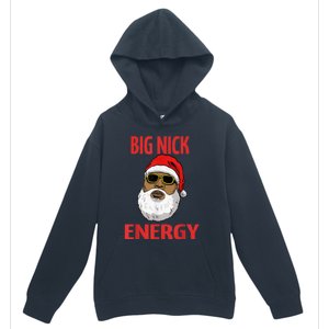 Big Nick Energy Shirt Black African Santa Funny Christmas Urban Pullover Hoodie