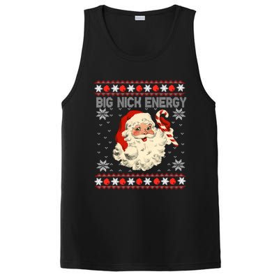 Big Nick Energy Santa Ugly Christmas Sweater Gift PosiCharge Competitor Tank