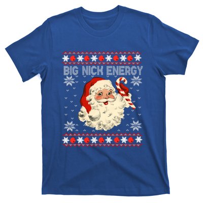 Big Nick Energy Santa Ugly Christmas Sweater Gift T-Shirt