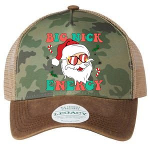 Big Nick Energy Santa Claus Funny Christmas Legacy Tie Dye Trucker Hat