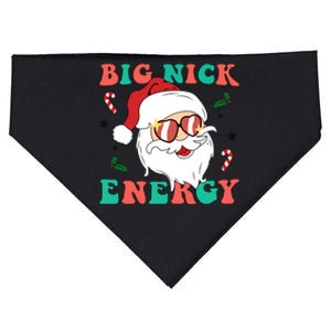 Big Nick Energy Santa Claus Funny Christmas USA-Made Doggie Bandana