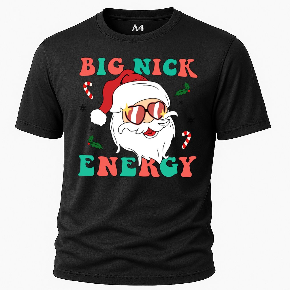Big Nick Energy Santa Claus Funny Christmas Performance Shirt