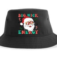 Big Nick Energy Santa Claus Funny Christmas Sustainable Bucket Hat