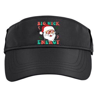 Big Nick Energy Santa Claus Funny Christmas Adult Drive Performance Visor