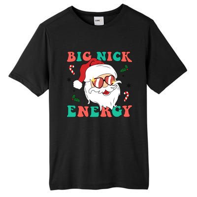 Big Nick Energy Santa Claus Funny Christmas Tall Fusion ChromaSoft Performance T-Shirt