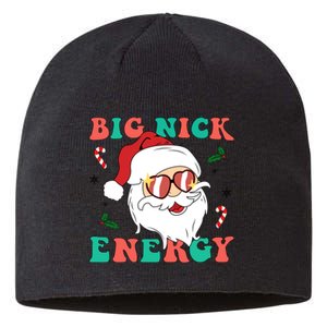 Big Nick Energy Santa Claus Funny Christmas Sustainable Beanie