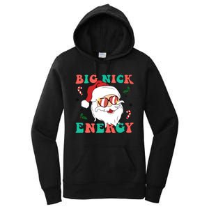 Big Nick Energy Santa Claus Funny Christmas Women's Pullover Hoodie