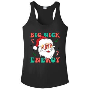 Big Nick Energy Santa Claus Funny Christmas Ladies PosiCharge Competitor Racerback Tank