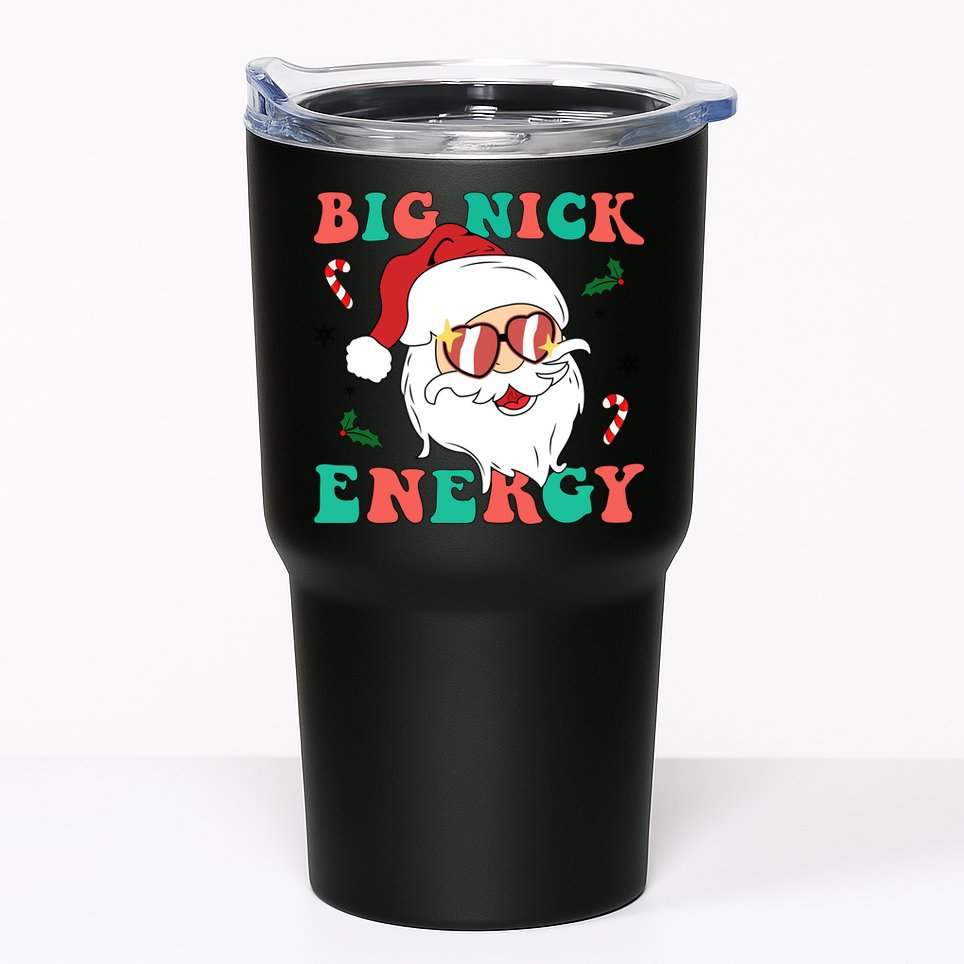 Big Nick Energy Santa Claus Funny Christmas Tumbler