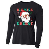 Big Nick Energy Santa Claus Funny Christmas Cooling Performance Long Sleeve Crew