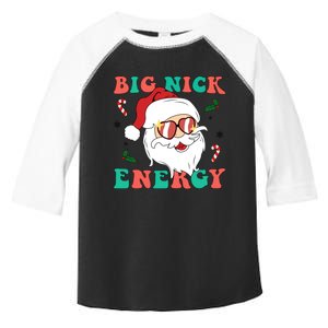 Big Nick Energy Santa Claus Funny Christmas Toddler Fine Jersey T-Shirt