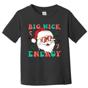 Big Nick Energy Santa Claus Funny Christmas Toddler T-Shirt