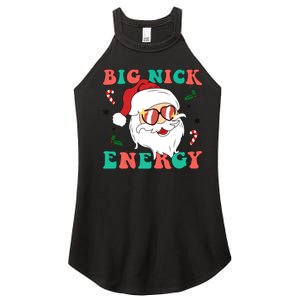 Big Nick Energy Santa Claus Funny Christmas Women's Perfect Tri Rocker Tank