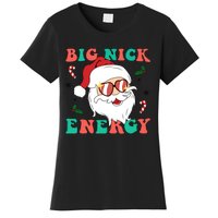 Big Nick Energy Santa Claus Funny Christmas Women's T-Shirt