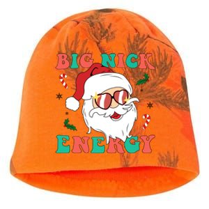 Big Nick Energy Santa Claus Funny Christmas Kati - Camo Knit Beanie