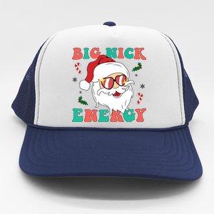 Big Nick Energy Santa Claus Funny Christmas Trucker Hat