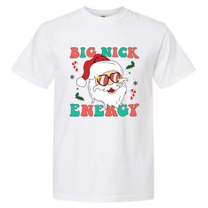 Big Nick Energy Santa Claus Funny Christmas Garment-Dyed Heavyweight T-Shirt