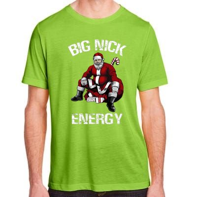 Big Nick Energy Funny Santa Christmas Adult ChromaSoft Performance T-Shirt