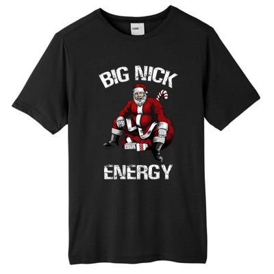 Big Nick Energy Funny Santa Christmas Tall Fusion ChromaSoft Performance T-Shirt