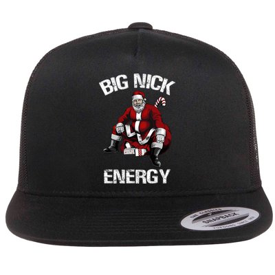Big Nick Energy Funny Santa Christmas Flatbill Hat