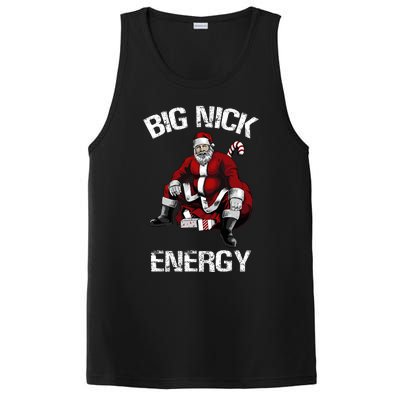 Big Nick Energy Funny Santa Christmas PosiCharge Competitor Tank