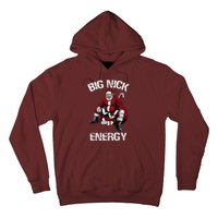 Big Nick Energy Funny Santa Christmas Hoodie