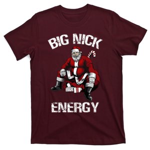 Big Nick Energy Funny Santa Christmas T-Shirt