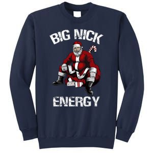 Big Nick Energy Funny Santa Christmas Sweatshirt