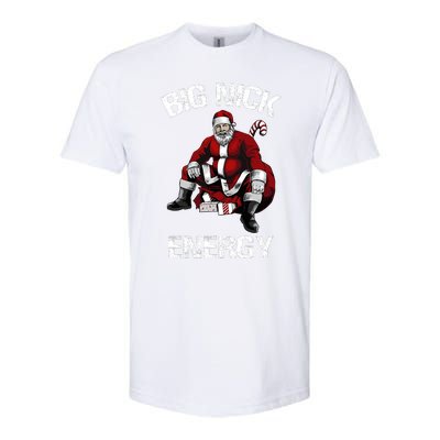 Big Nick Energy Funny Santa Christmas Softstyle CVC T-Shirt