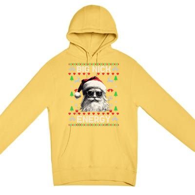 Big Nick Energy Santa Ugly Christmas Sweater Matching Family Gift Premium Pullover Hoodie