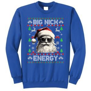 Big Nick Energy Santa Ugly Christmas Sweater Matching Family Gift Tall Sweatshirt