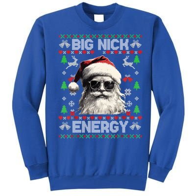 Big Nick Energy Santa Ugly Christmas Sweater Matching Family Gift Tall Sweatshirt