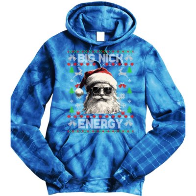 Big Nick Energy Santa Ugly Christmas Sweater Matching Family Gift Tie Dye Hoodie