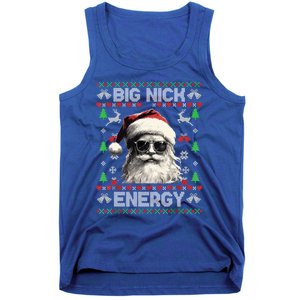 Big Nick Energy Santa Ugly Christmas Sweater Matching Family Gift Tank Top