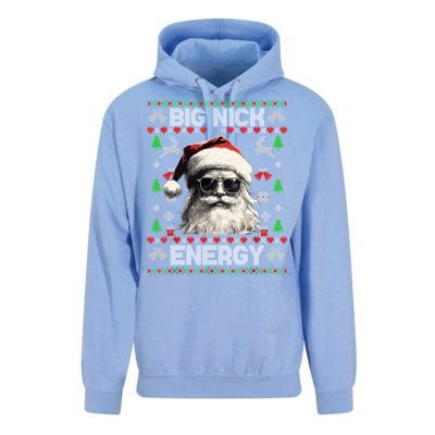 Big Nick Energy Santa Ugly Christmas Sweater Matching Family Gift Unisex Surf Hoodie