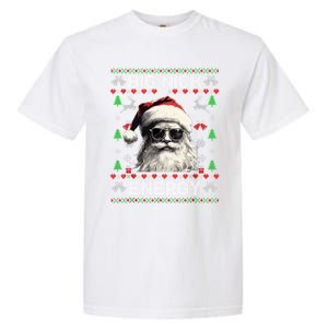 Big Nick Energy Santa Ugly Christmas Sweater Matching Family Gift Garment-Dyed Heavyweight T-Shirt