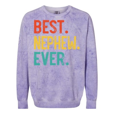 Best Nephew Ever Father's Day Nephew Colorblast Crewneck Sweatshirt