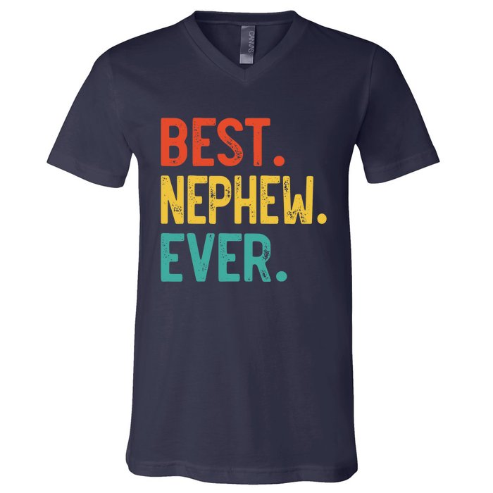 Best Nephew Ever Father's Day Nephew V-Neck T-Shirt