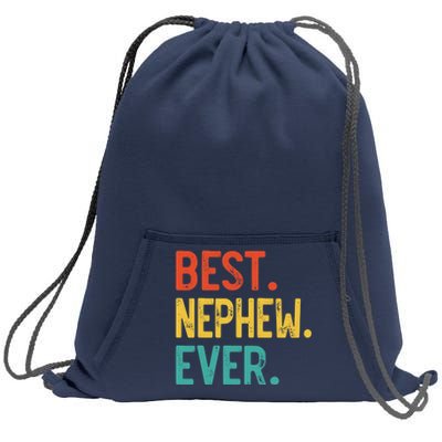 Best Nephew Ever Father's Day Nephew Sweatshirt Cinch Pack Bag