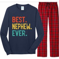 Best Nephew Ever Father's Day Nephew Long Sleeve Pajama Set