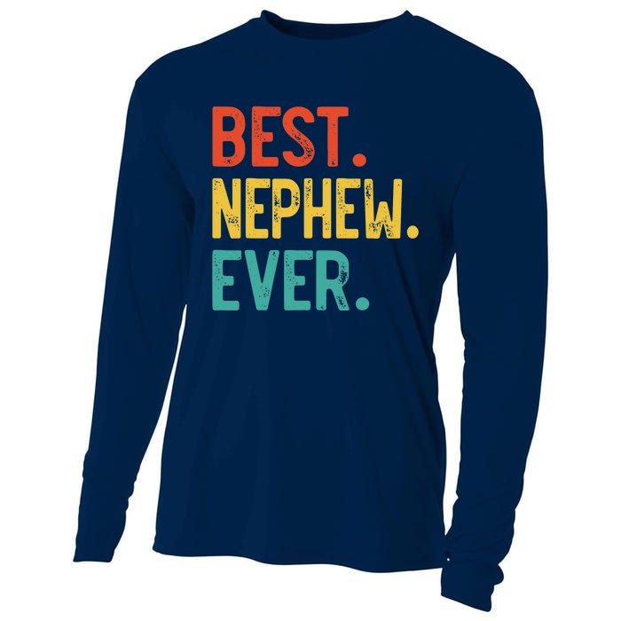 Best Nephew Ever Father's Day Nephew Cooling Performance Long Sleeve Crew