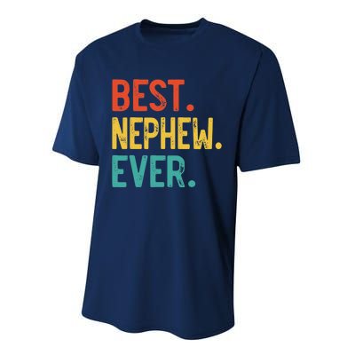 Best Nephew Ever Father's Day Nephew Performance Sprint T-Shirt