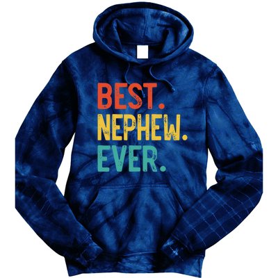 Best Nephew Ever Father's Day Nephew Tie Dye Hoodie