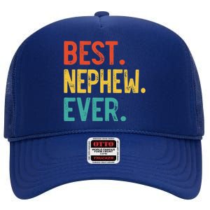 Best Nephew Ever Father's Day Nephew High Crown Mesh Back Trucker Hat