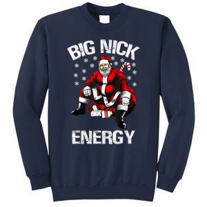 Big Nick Energy Funny Santa Christmas Sweatshirt