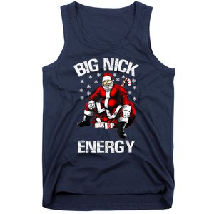 Big Nick Energy Funny Santa Christmas Tank Top