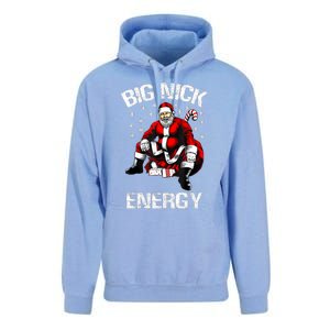 Big Nick Energy Funny Santa Christmas Unisex Surf Hoodie